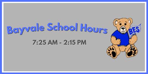 Bayvale School Hours